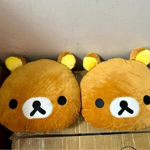 Rilakkuma car headrest pillow set of 2